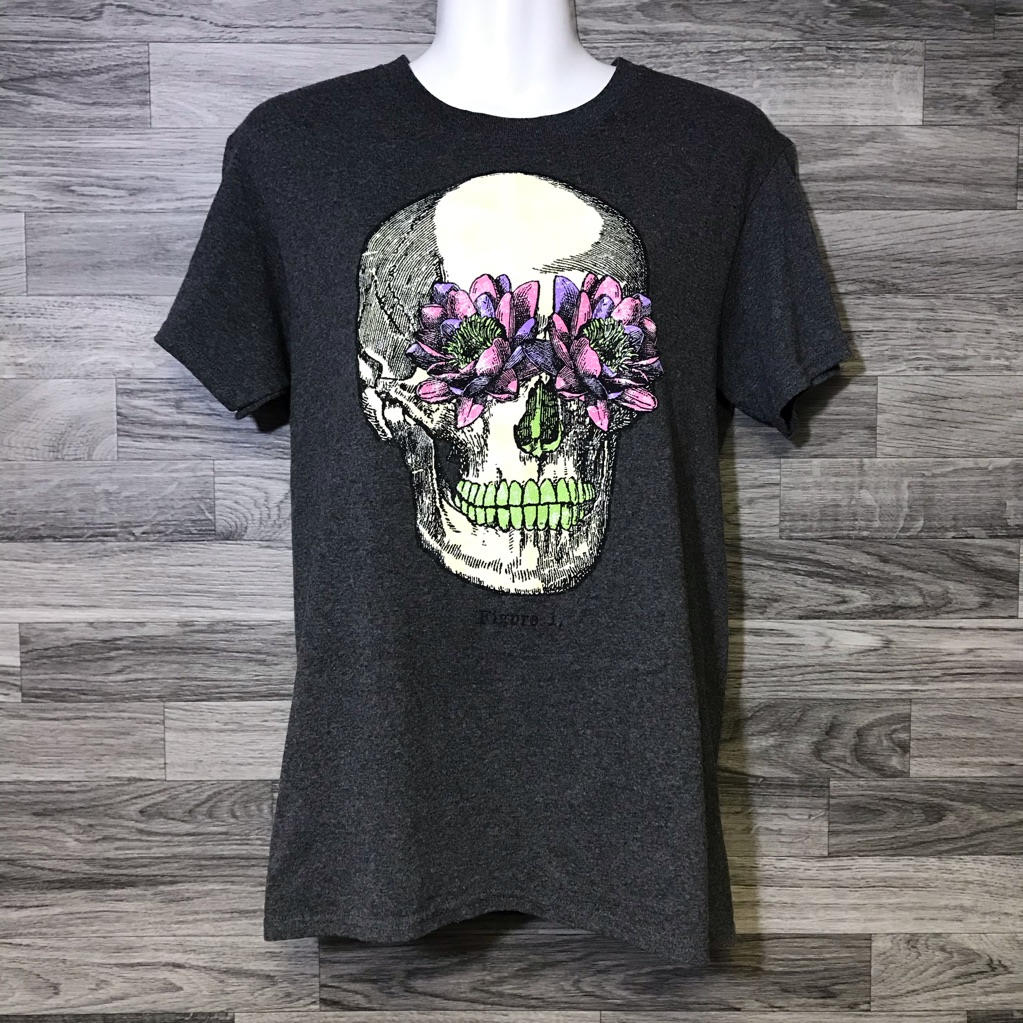 Gray Skull Tee